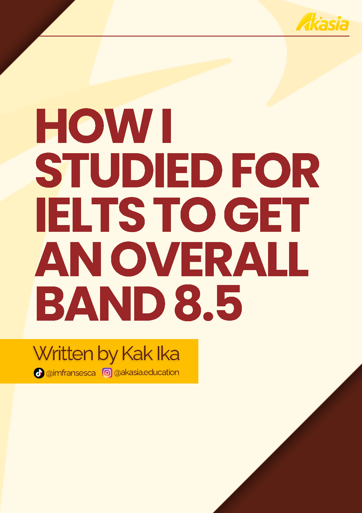 How Kak Ika Studied for IELTS to Get an Overall Band 8.5